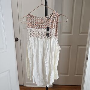 Miss Me Multicolor Crochet Blouse